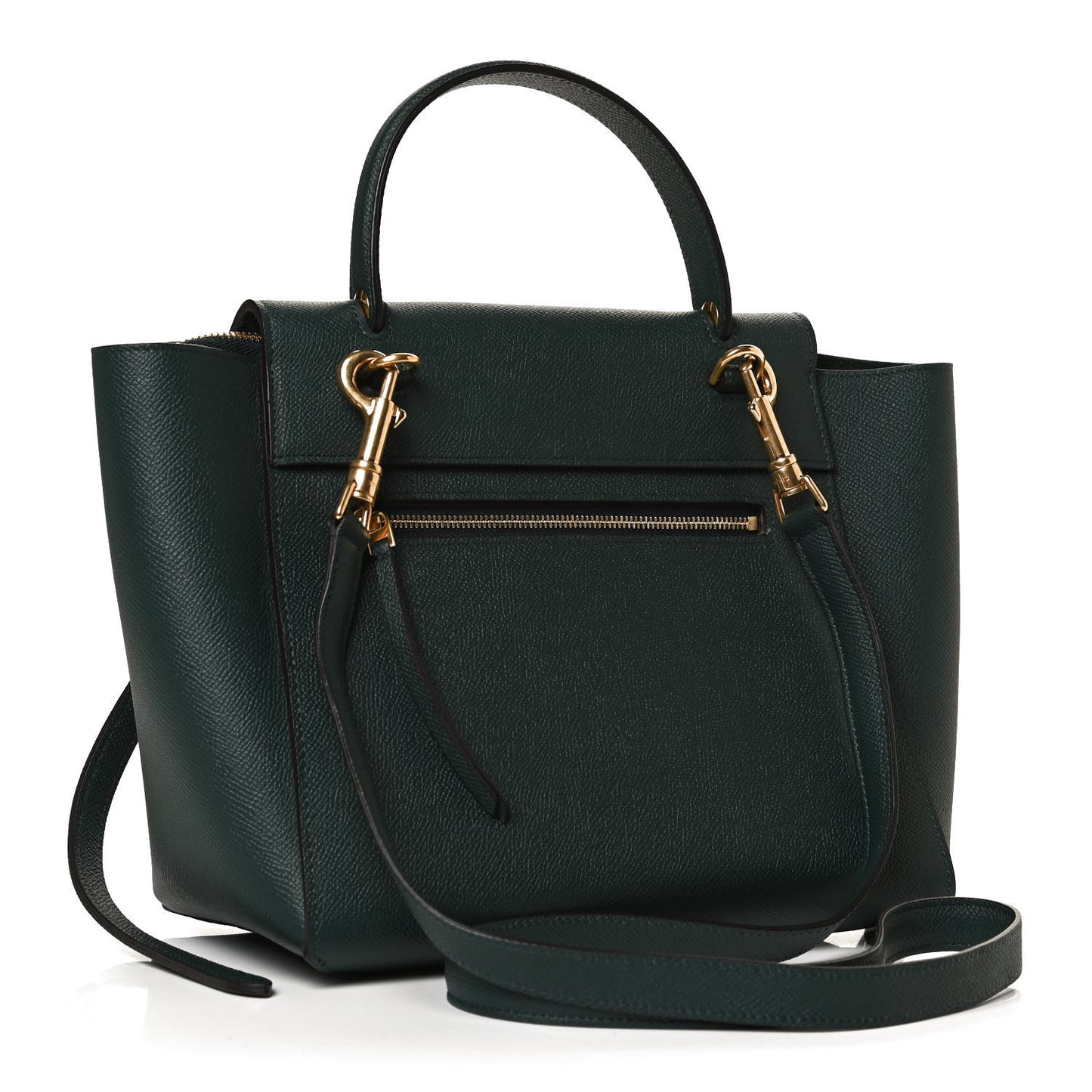 Grained Calfskin Micro Belt Bag Amazone