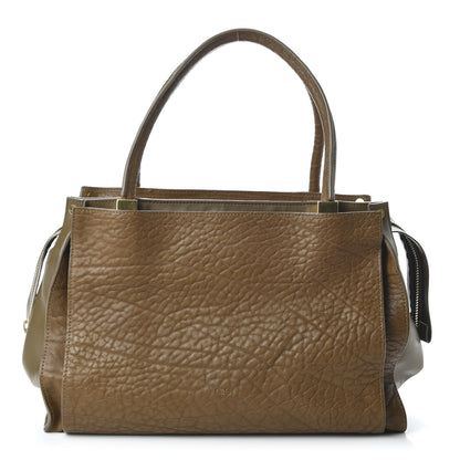 Chloe Pebbled Calfskin Dree Shoulder Bag Nut 1 of 9