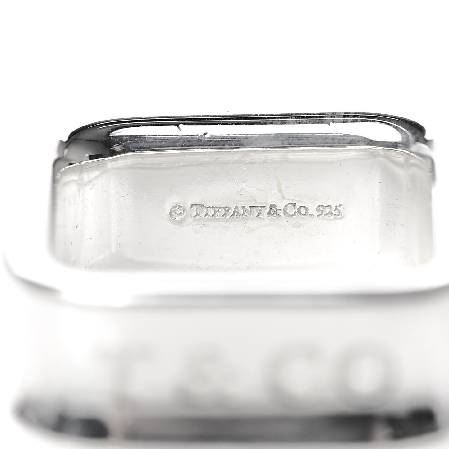 Sterling Silver 1837 Square Ring 48 4.5