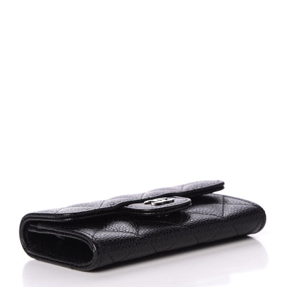 Chanel Caviar Quilted Flap Card Holder Black 8 of 11