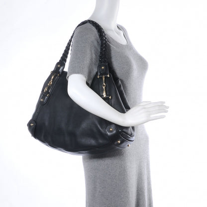 Gucci Leather Pelham Medium Hobo Black 2 of 7
