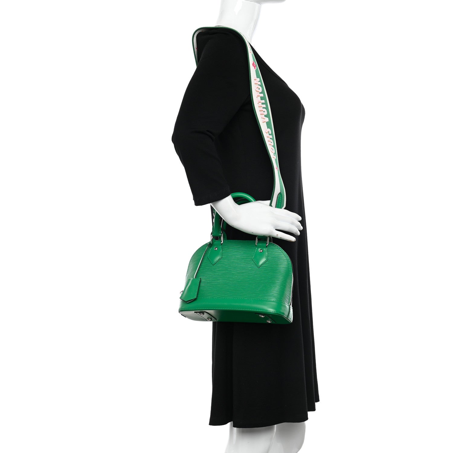Louis Vuitton Epi Jacquard Alma BB Serpentine 2 of 9