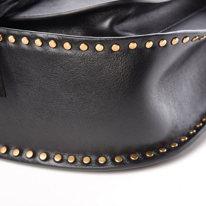 Chloe Calfskin Braided Medium Hudson Shoulder Bag Black 9 of 9