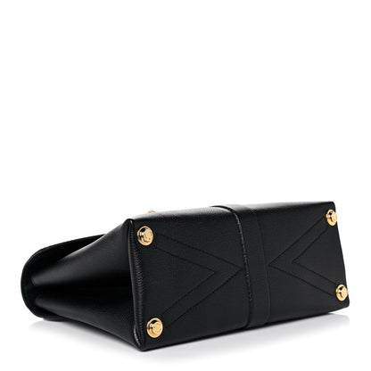 Louis Vuitton Grained Smooth Calfskin Rose Des Vents PM Black 4 of 12