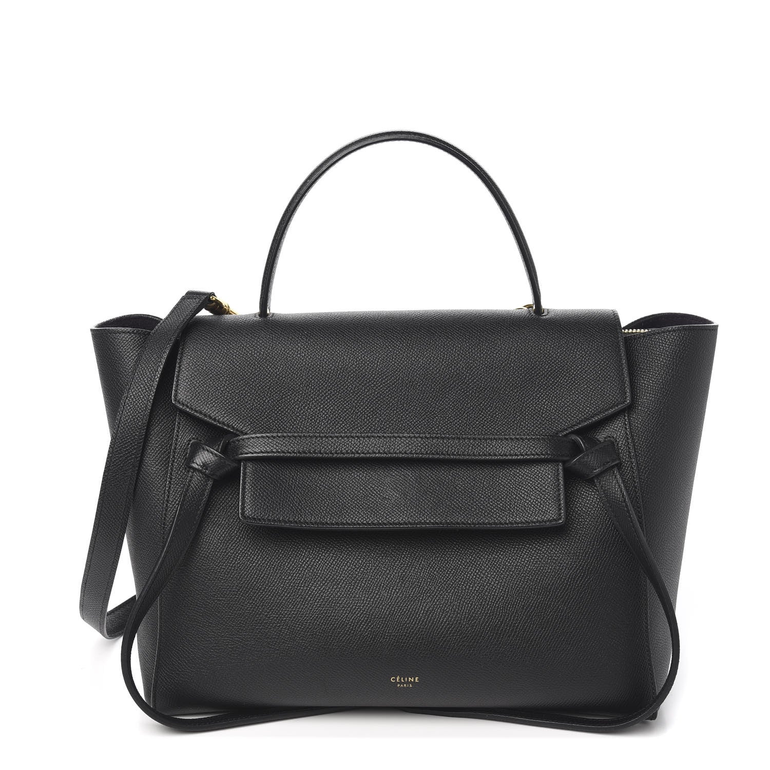 Celine Grained Calfskin Mini Belt Bag Black 1 of 9