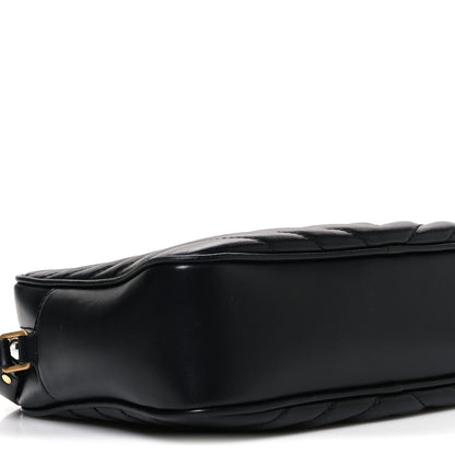 Saint Laurent Calfskin Matelasse Monogram Lou Camera Bag Black 4 of 10