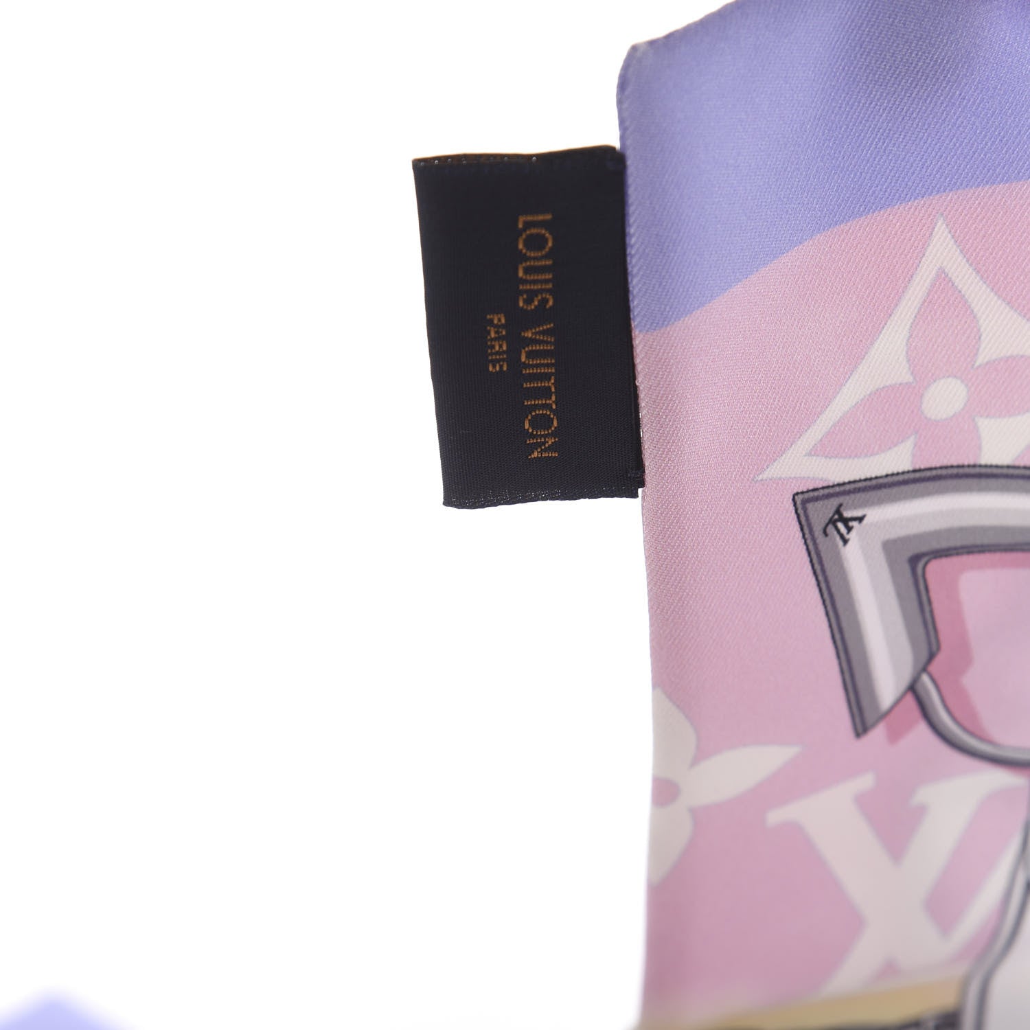 Louis Vuitton Silk Monogram Escale Confidential Bandeau Pink 4 of 4
