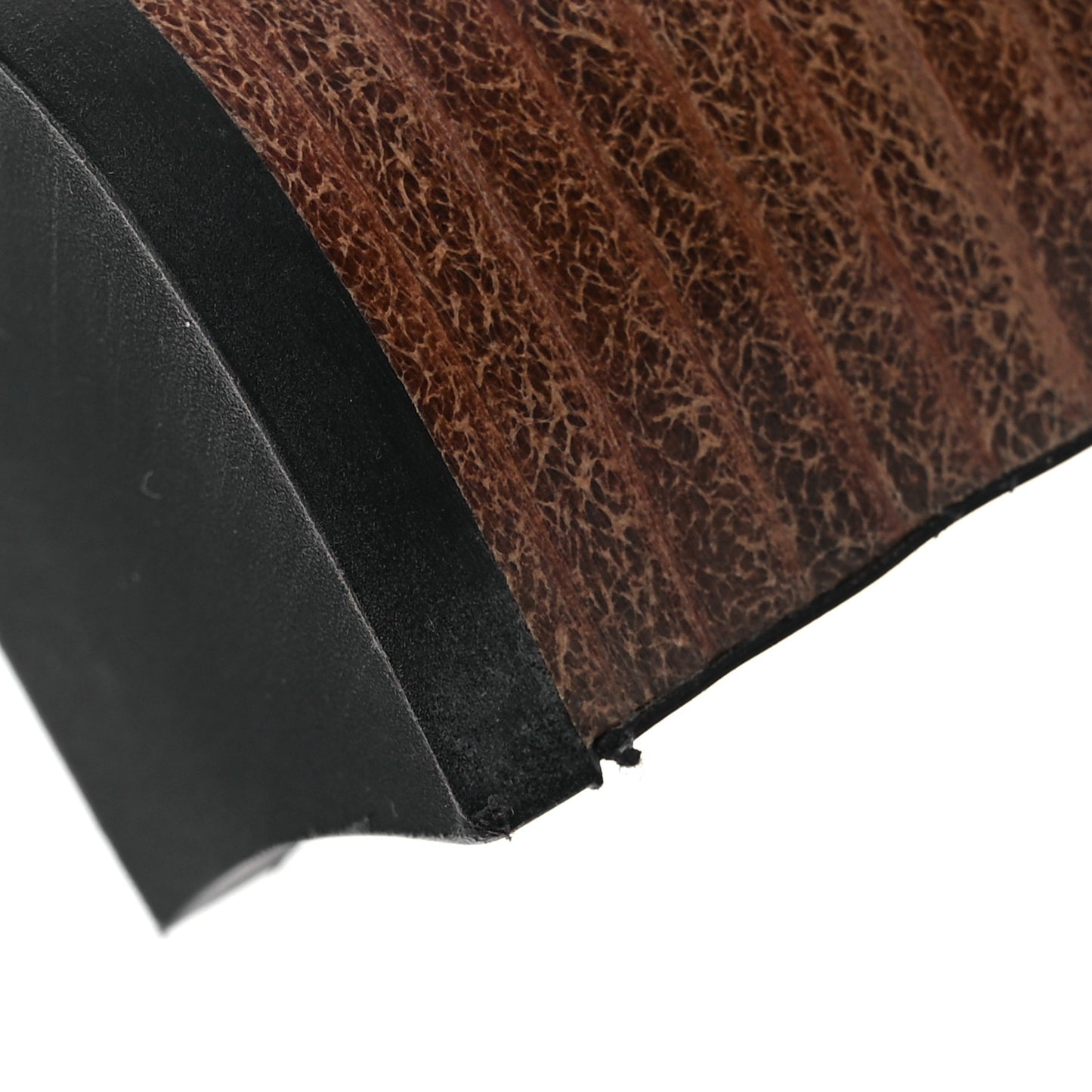 Cosmos Softy Calfskin Wooden Interlocking G Cut-Out 30/120mm Platform Sandals 36 Mystic White