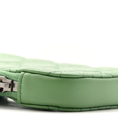 Christian Dior Lambskin Cannage Lady Dior Phone Holder Jade Green 9 of 11