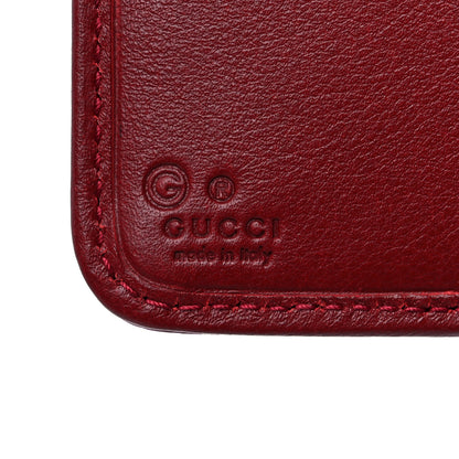Gucci Soft Microguccissima Continental Zip Wallet Red 7 of 15