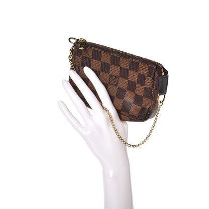 Louis Vuitton Damier Ebene Mini Pochette Accessories 2 of 8
