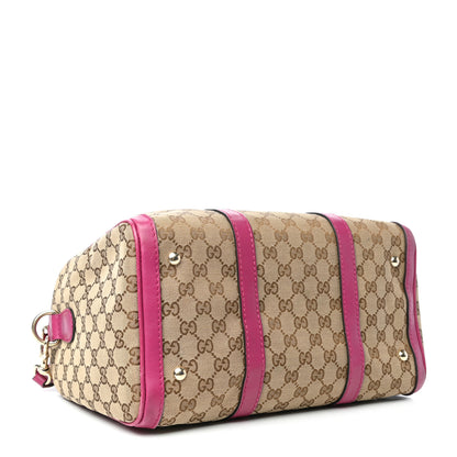 Gucci Monogram Medium Joy Boston Pink 4 of 11