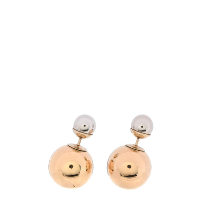Christian Dior Mise En Dior Tribal Earrings Gold Silver 1 of 4