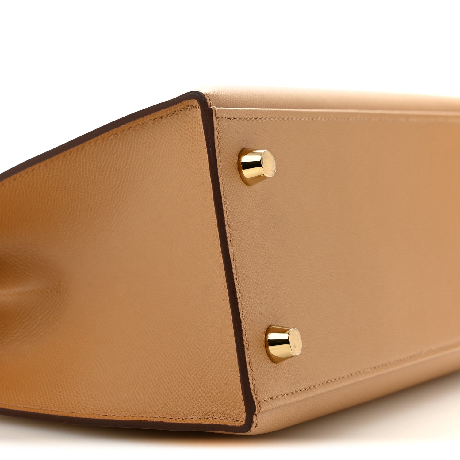 Hermes Madame Calfskin Verso Kelly Sellier 25 Biscuit White 8 of 10
