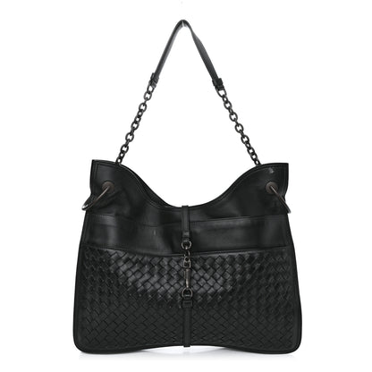 Bottega Veneta Nappa Intrecciato Beverly '71/'16 Bag Black 1 of 10