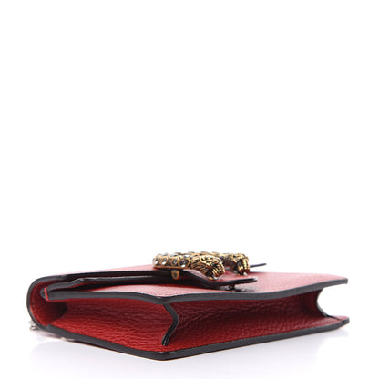 Gucci Calfskin Super Mini Dionysus Shoulder Bag Hibiscus Red 4 of 10