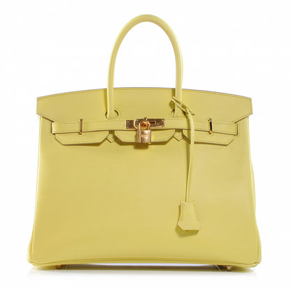 Hermes Epsom Birkin 35 Soufre Sulfur 1 of 11