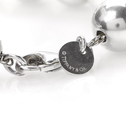 Tiffany Sterling Silver 10mm HardWear Ball Bracelet 5 of 5