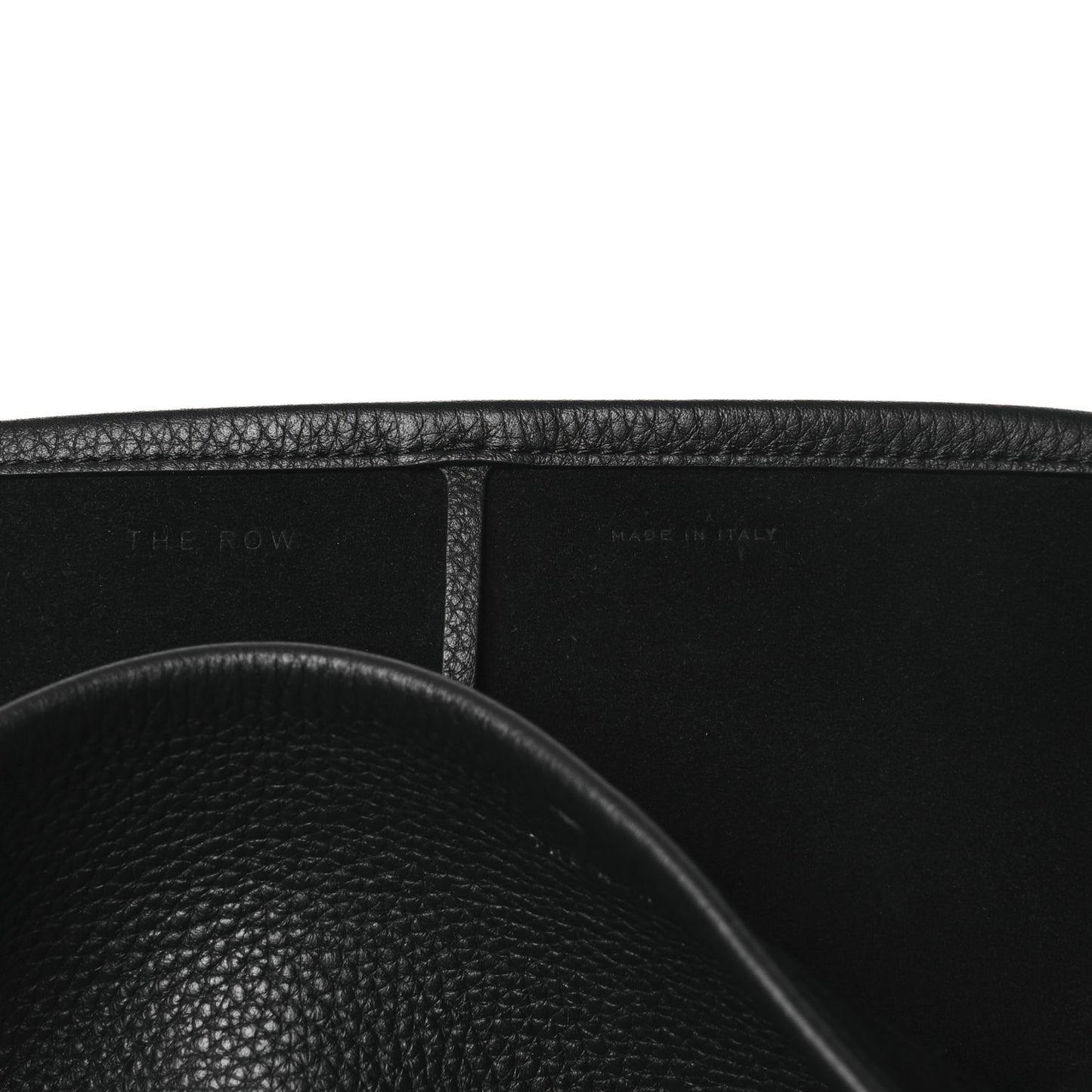 Grained Calfskin Park Tote Three Black