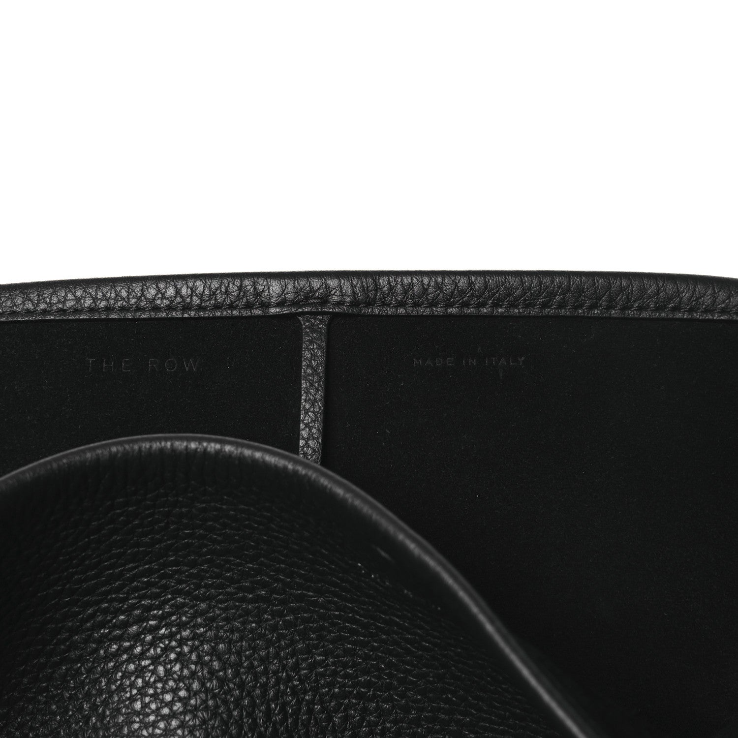 The Row Grained Calfskin Park Tote Three Black 7 of 11