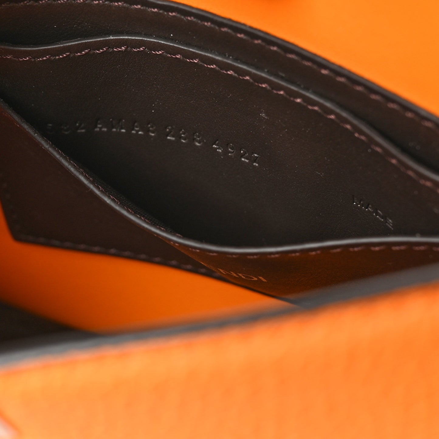 Cuoio Romano Vitello Cover Bi-Color Peekaboo I See U X Cross Satchel Orange
