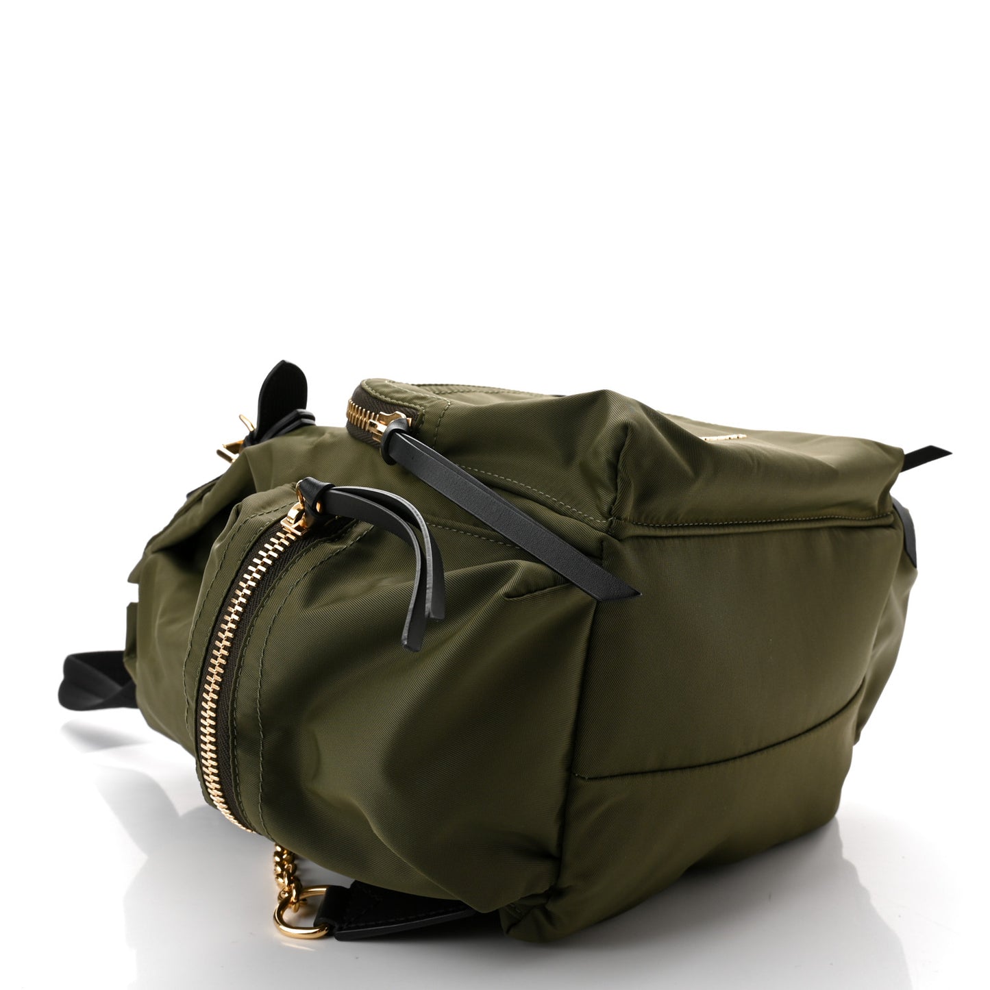 Nylon Medium Rucksack Backpack Green