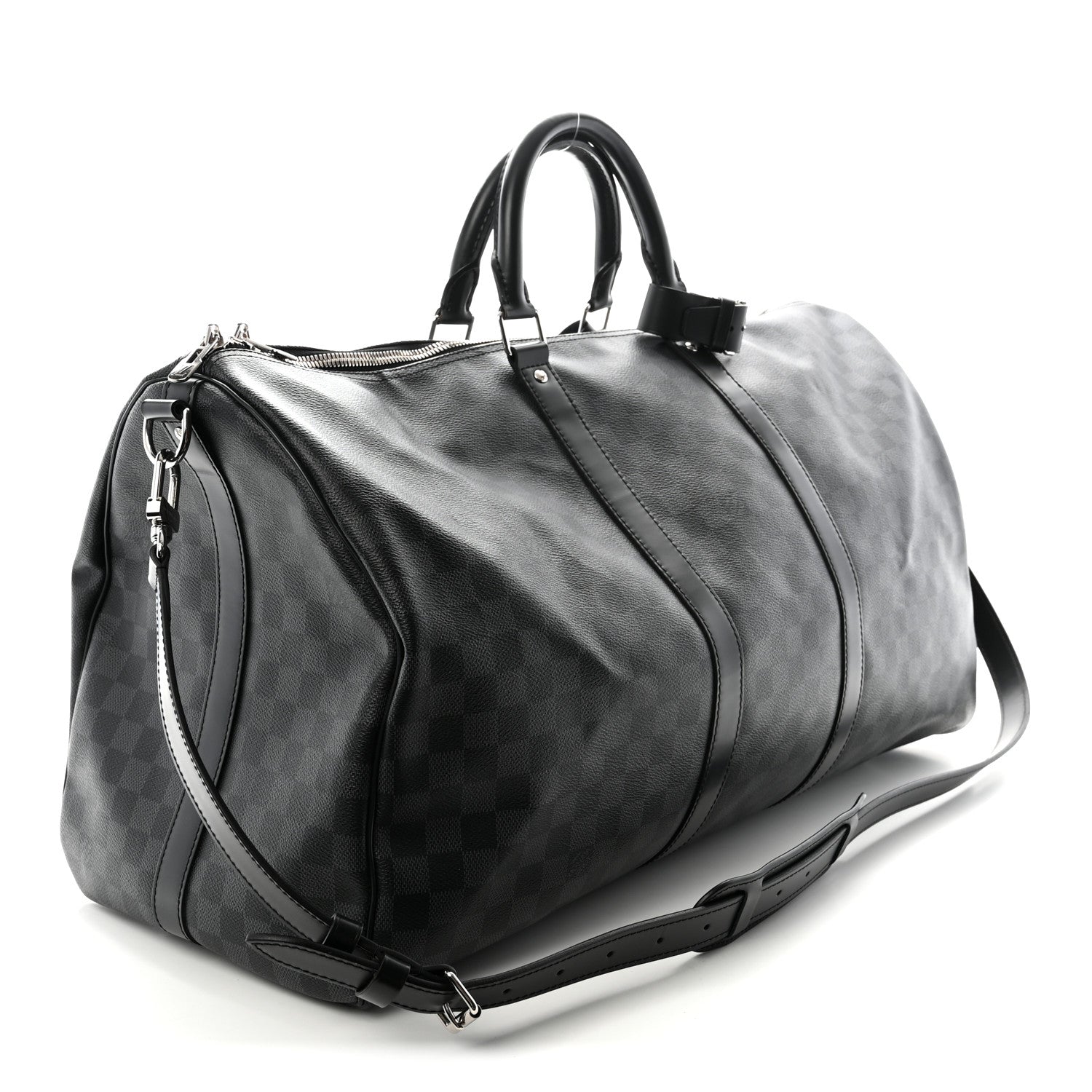 Louis Vuitton Damier Graphite Keepall Bandouliere 55 2 of 8