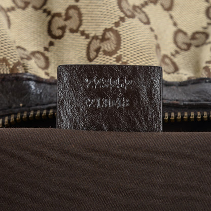 Gucci Monogram Medium Interlocking Hobo Dark Brown 6 of 6