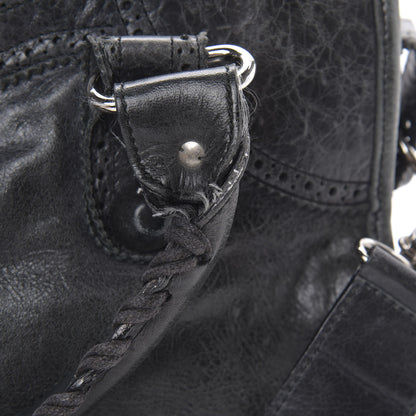 Balenciaga Agneau Giant Brogues Hardware City Black 13 of 19