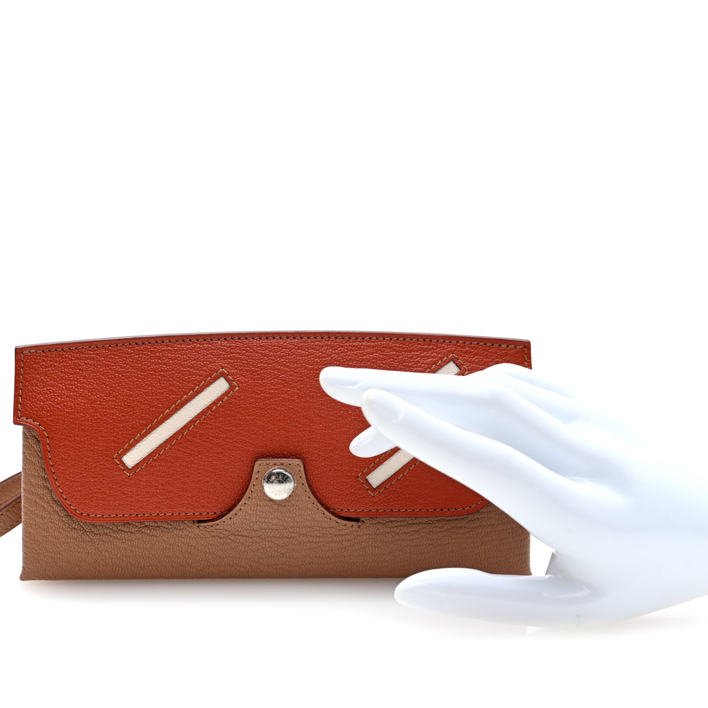 Chevre Mysore In-The-Loop Wink Glasses Case Quebracho Cuivre Quebracho Cuivre Menthe Bleu Brume Naturel