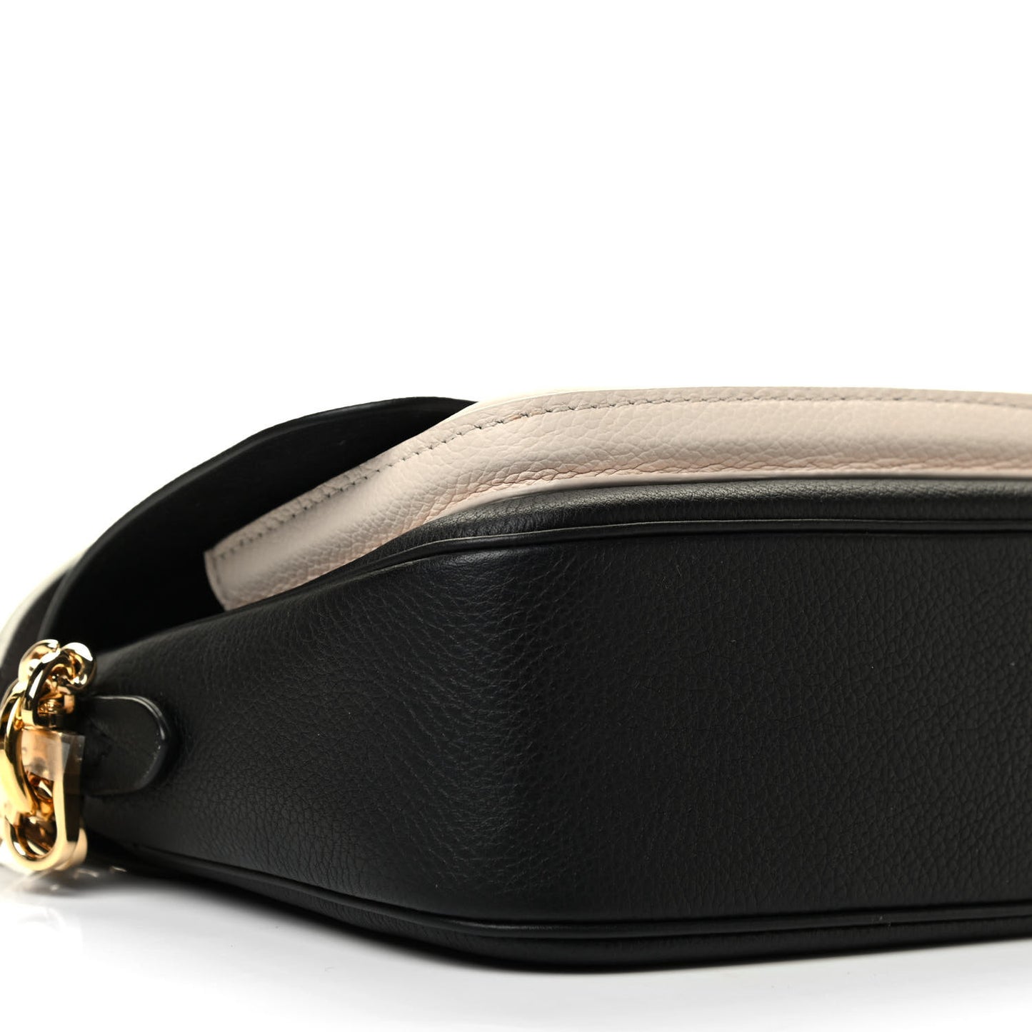 Grained Calfskin Lockme Tender Black