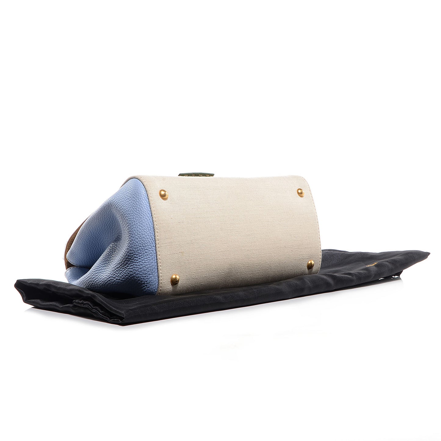 Leather Silvana Bag Green Orange Blue