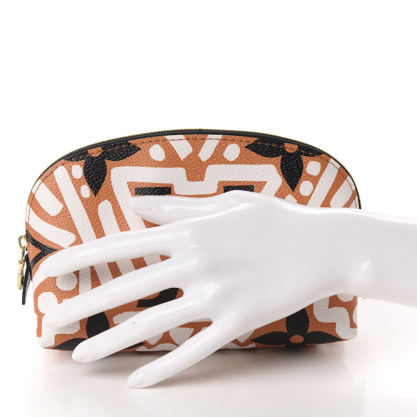 Monogram Giant Crafty Cosmetic Pouch Crème Caramel