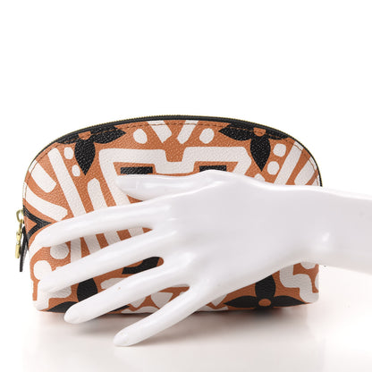 Louis Vuitton Monogram Giant Crafty Cosmetic Pouch Crème Caramel 2 of 6