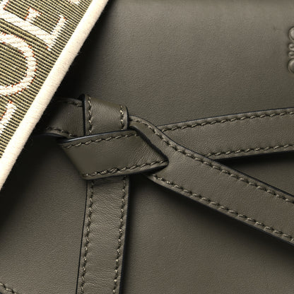 Loewe Calfskin Jacquard Mini Gate Dual Bag Autumn Green 8 of 11