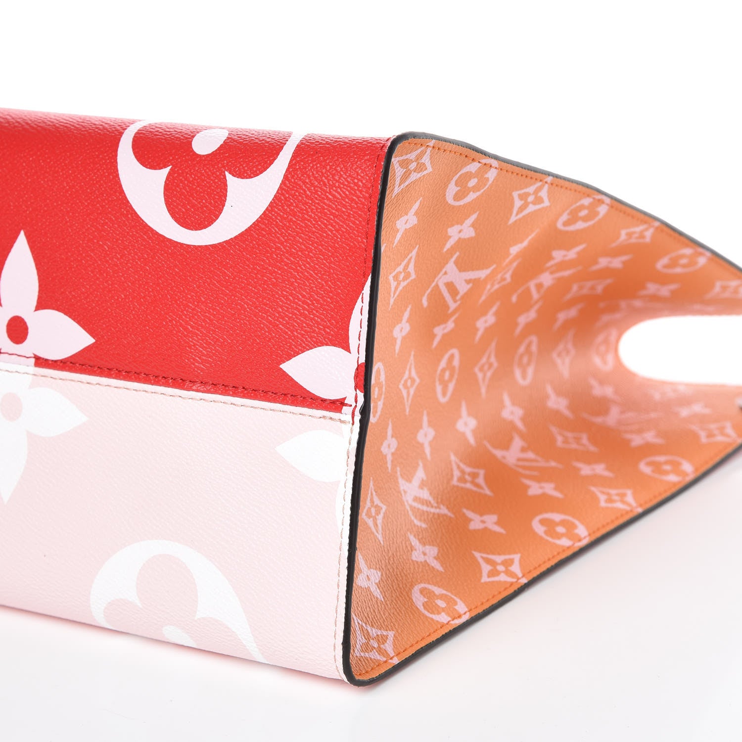 Louis Vuitton Monogram Giant Onthego GM Rouge Rose 9 of 9