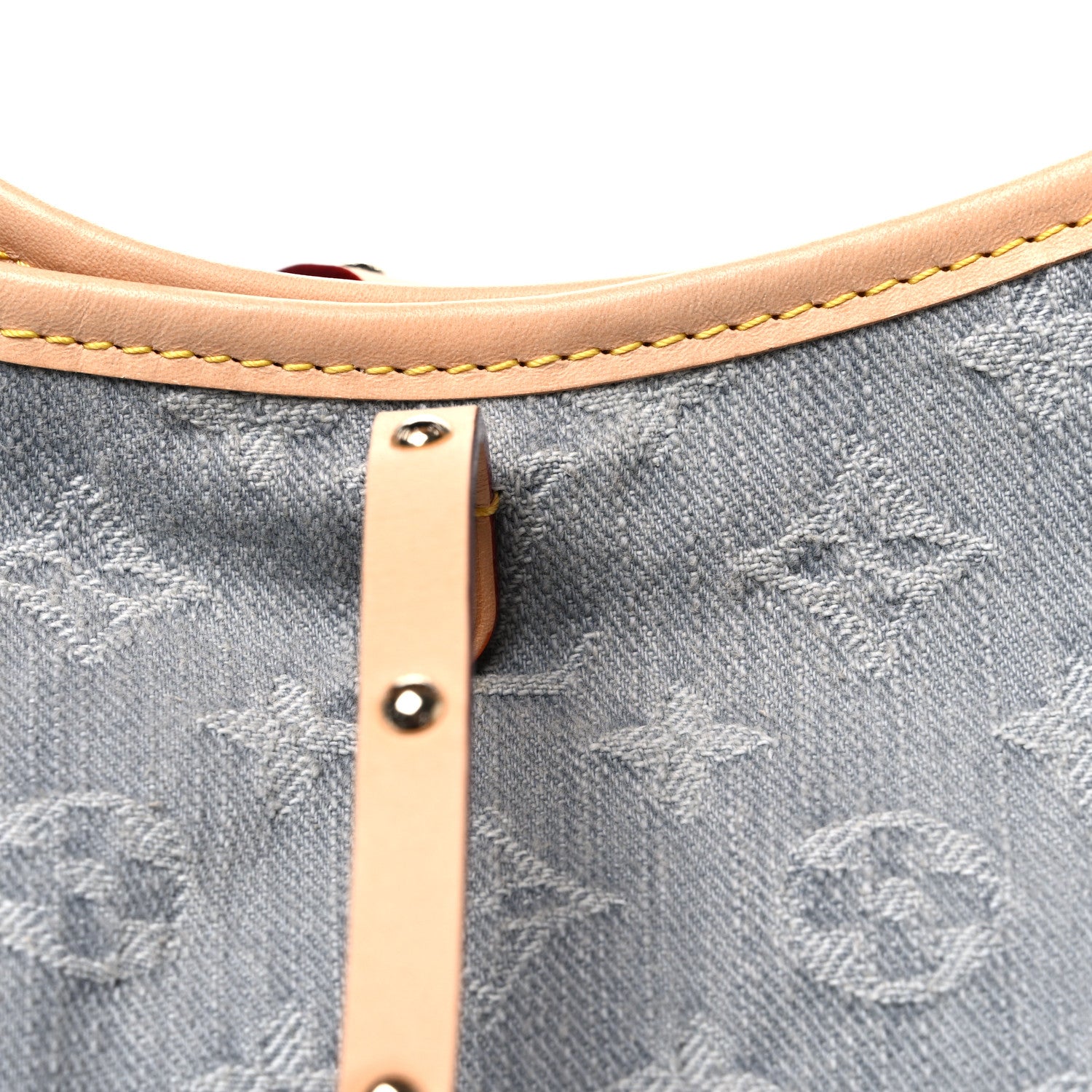 Louis Vuitton Monogram Denim CarryAll MM Washed Grey 9 of 12