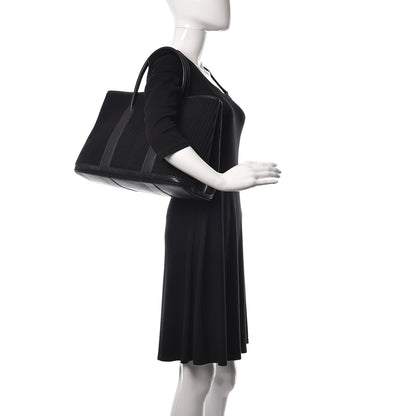 Hermes Ribbed Wool Negonda Garden Party MM 36 Black 2 of 13