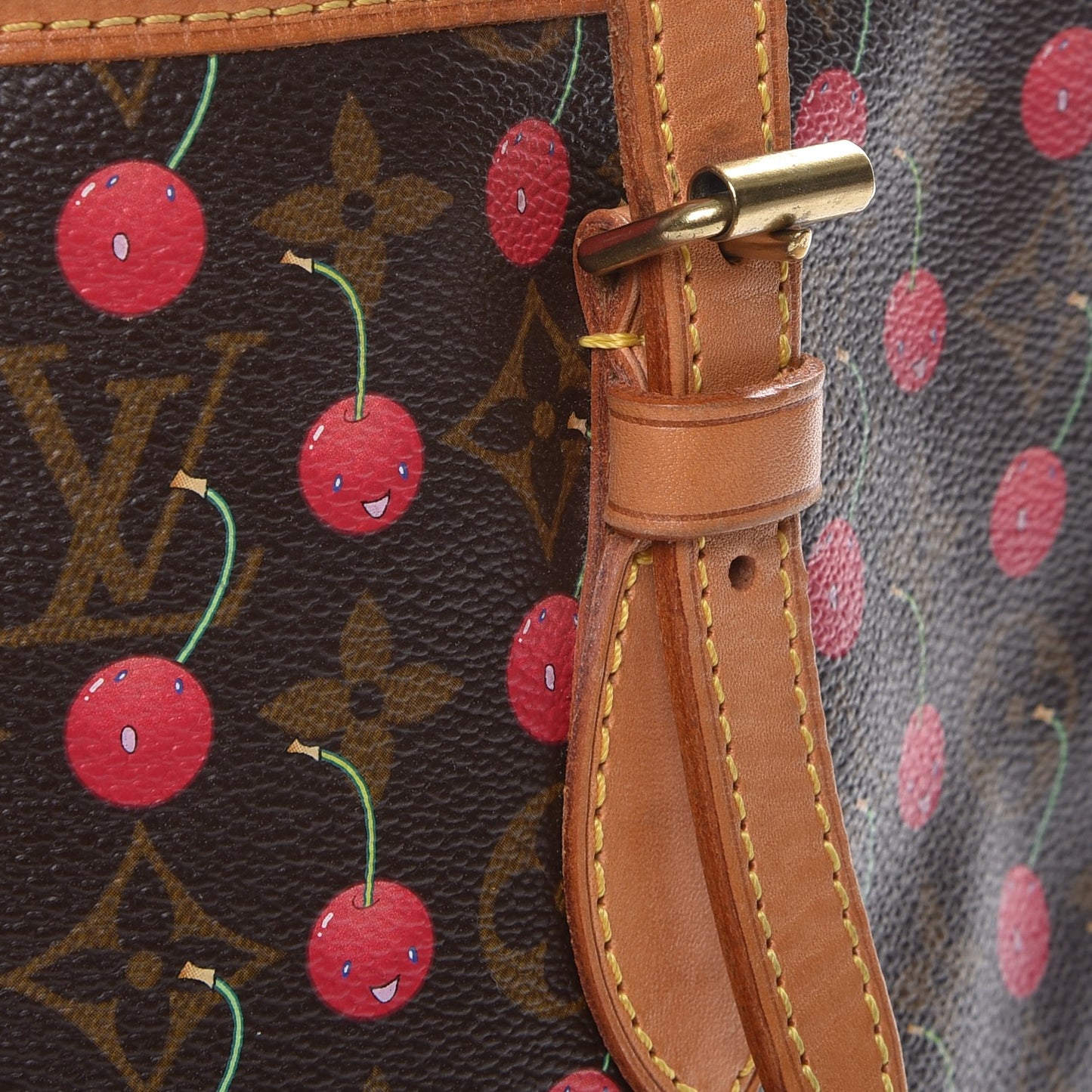 Monogram Cerises Bucket Bag