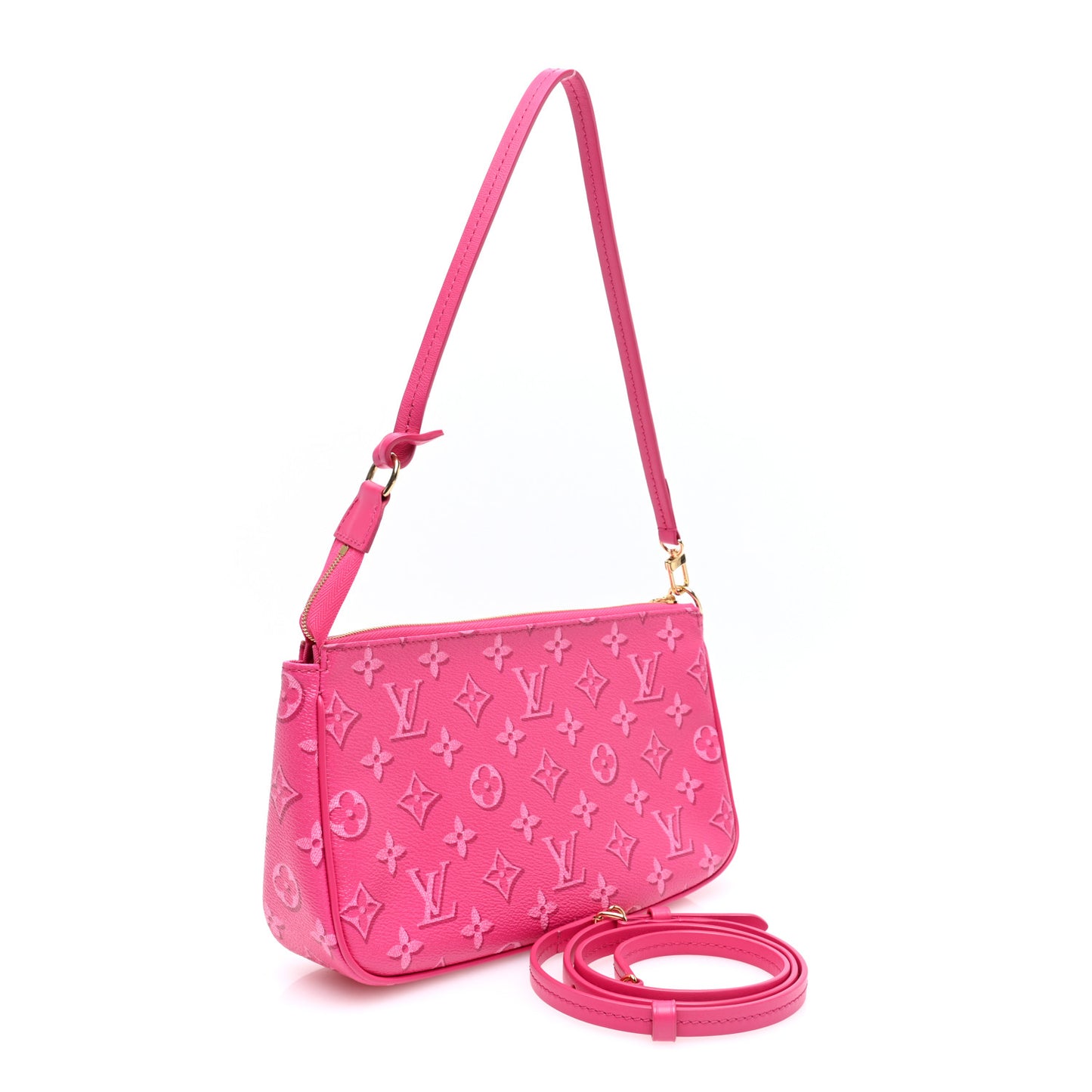 Monogram Fall For You Maxi Multi Pochette Accessories Fuchsia
