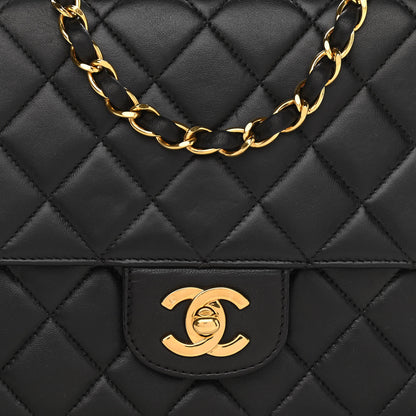 Chanel Lambskin Quilted Small Single Flap Black 9 of 9