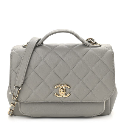 Chanel Caviar Quilted Medium Business Affinity Flap Grey 1 of 10
