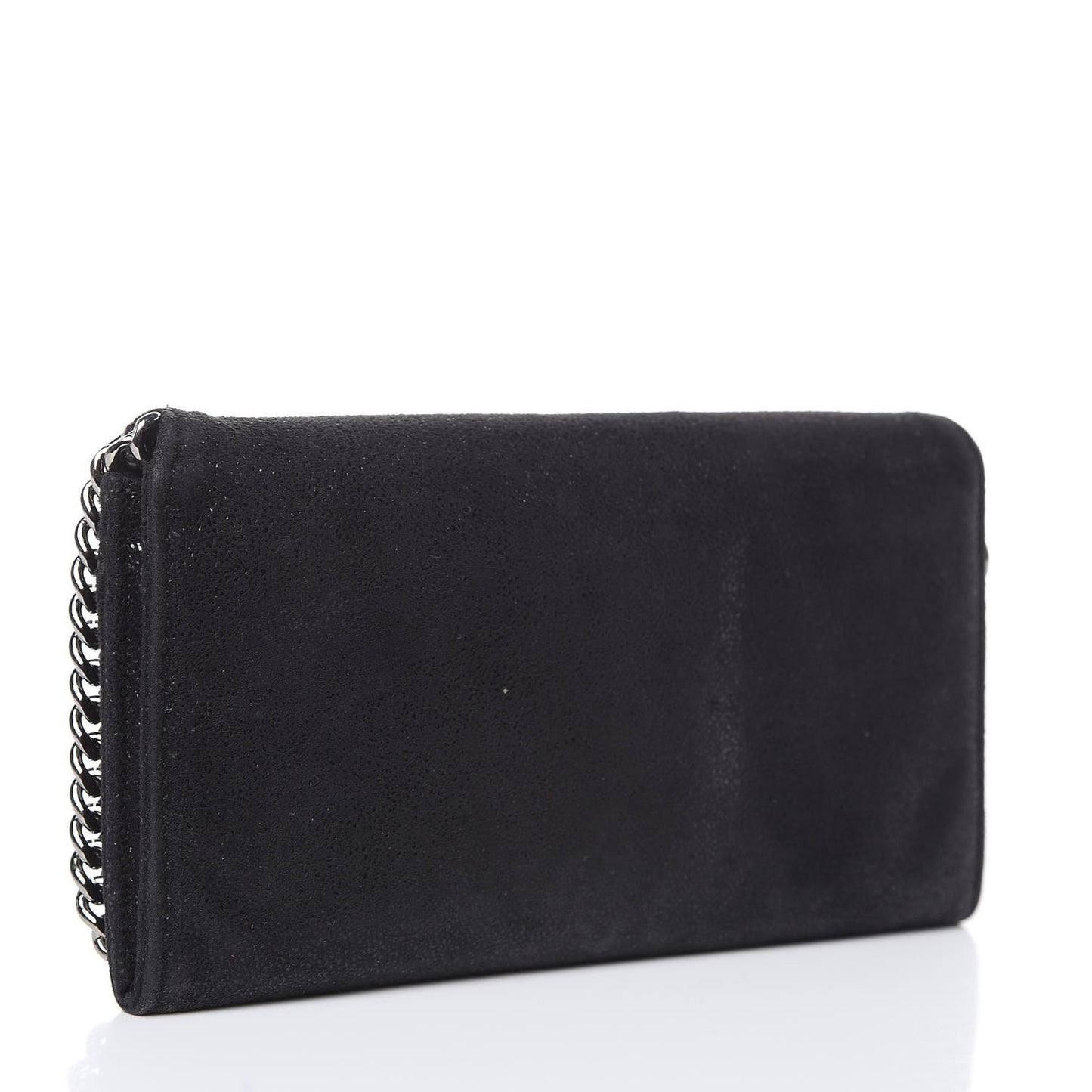 Shaggy Deer Falabella Flap Wallet Black