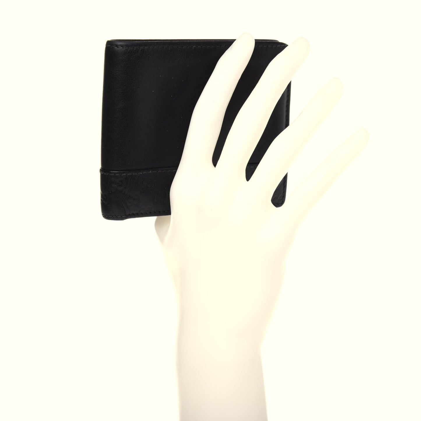 Guccissima Calfskin Bi-Fold Wallet Black
