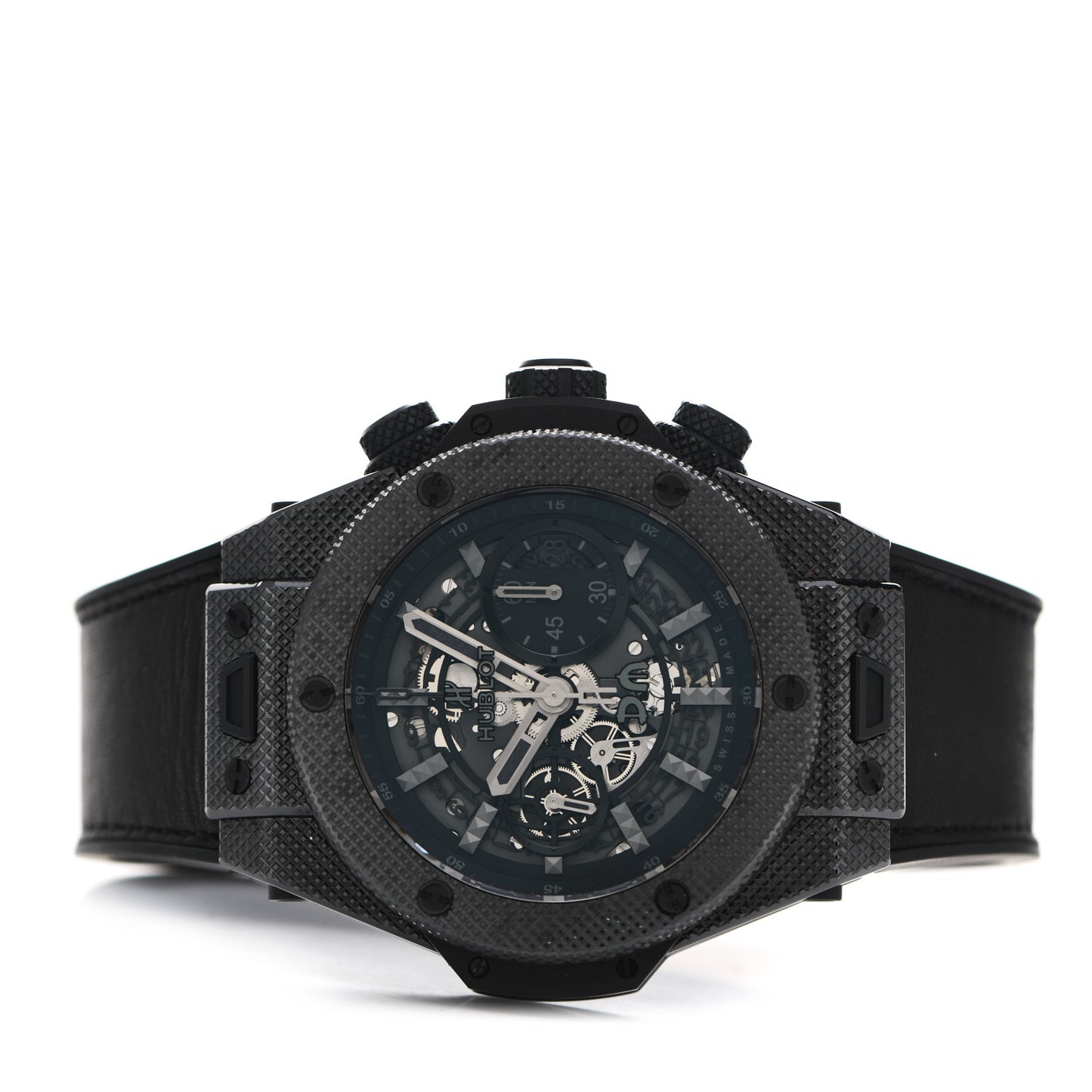 Titanium Calfskin 45mm Big Bang Unico 'Depeche Mode' Limited Edition Watch Black 411.CX.1114.VR.DPM17