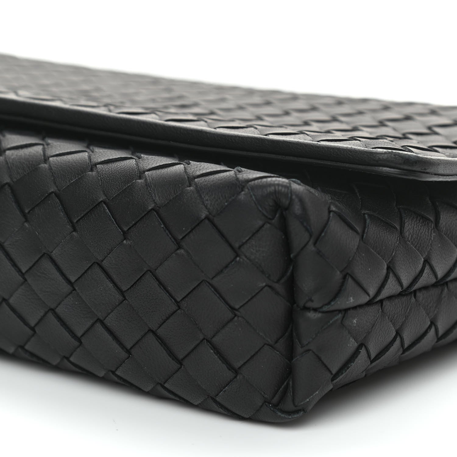 Bottega Veneta Nappa Intrecciato Crossbody Flap Black 7 of 7