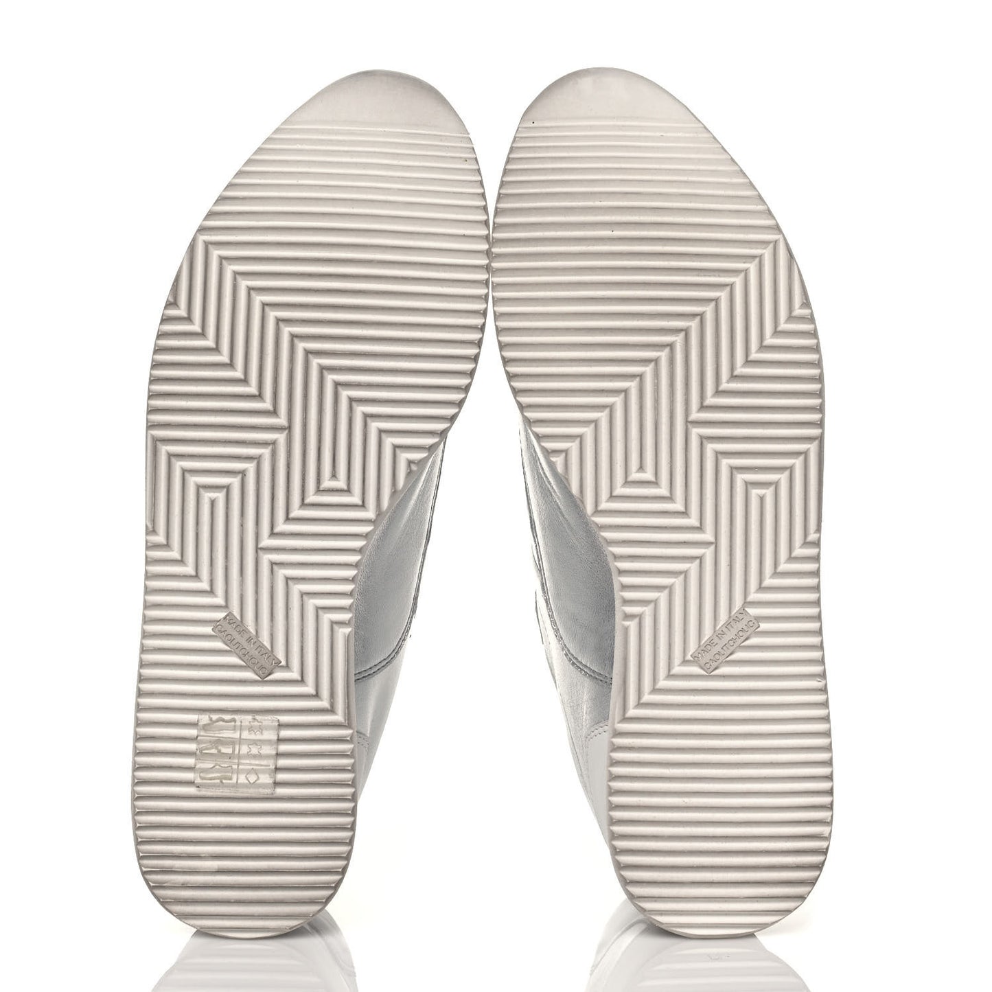 Metallic Nappa Womens Goal Sneakers 39 Argente