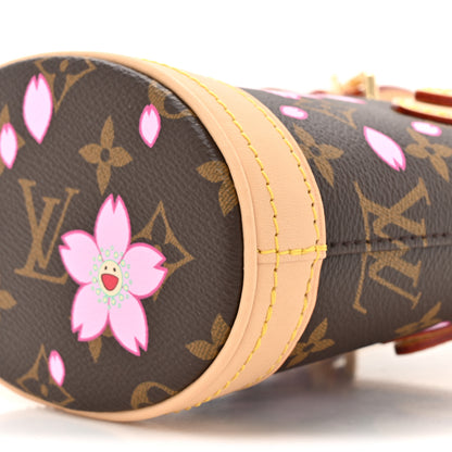 Louis Vuitton LV X TM Monogram Cherry Blossom Nano Bucket Sakura Brown 9 of 11