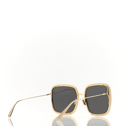 Christian Dior Metal Pearl MissDior S2U Sunglasses Gold Smoke 4 of 9
