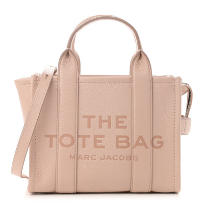 Marc Jacobs Grained Calfskin Small The Tote Bag Rose Dust 1 of 9